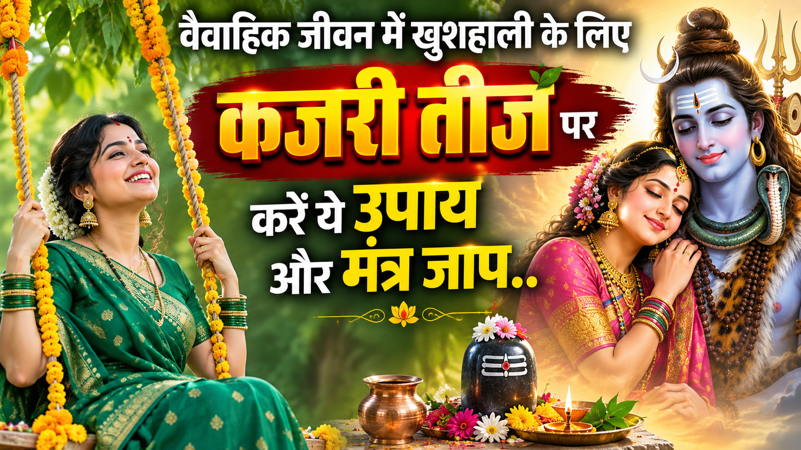 Kajari Teej 2026: वैवाहिक जीवन में खुशहाली के लिए कजरी तीज पर करें ये उपाय और मंत्र जाप